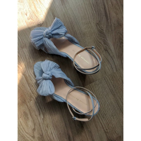 Loeffler Randall Camellia Penny Knot Sandals Womens 8 Blue - Picture 6 of 12